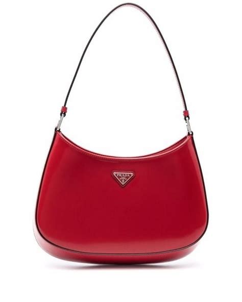 red patent shoulder bag prada|patent leather shoulder bag prada.